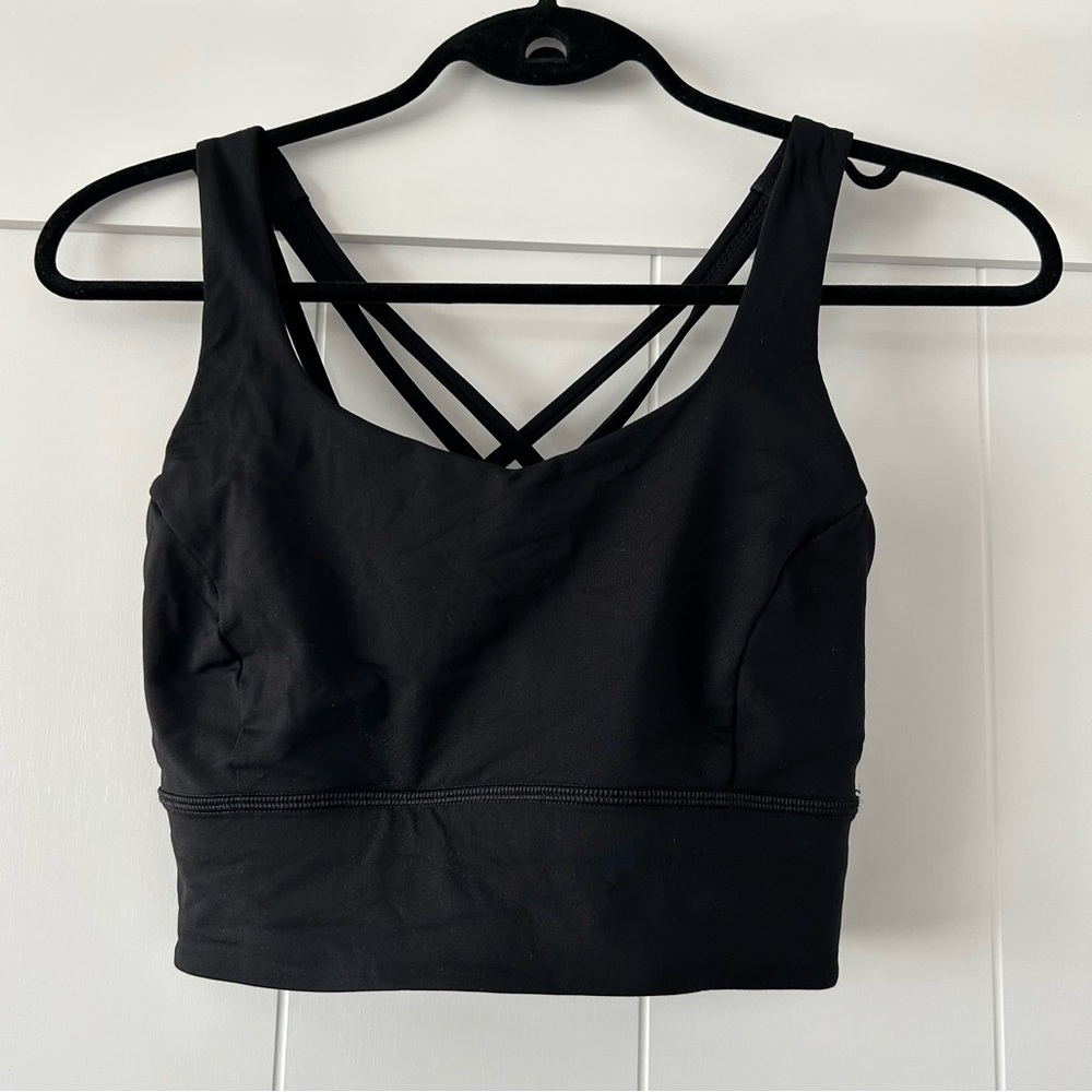 Lululemon Free To Be Serene Longline Sports Bra Size 6